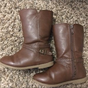 Girls size 8 leather boots